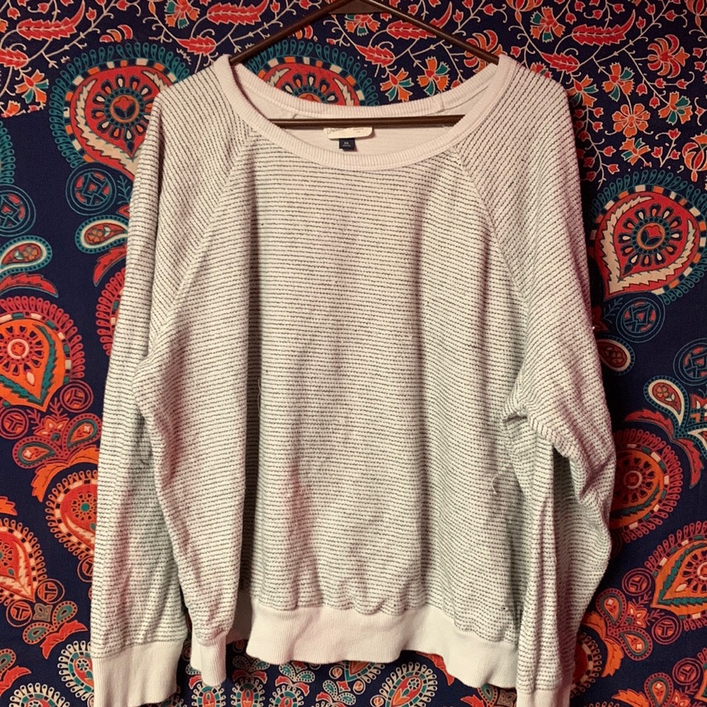black and white XXL stripped sweater